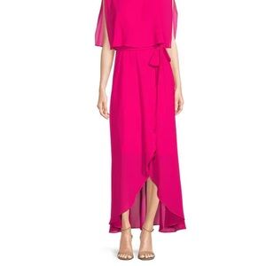 Elegant Pink Maxi Dress